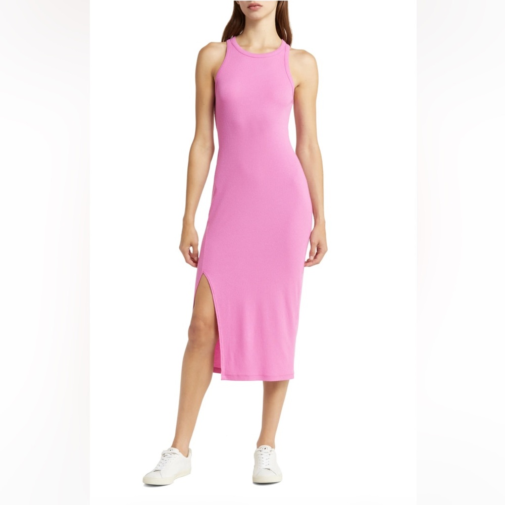 Beyond Yoga Ease Into It Midi Tank Dress